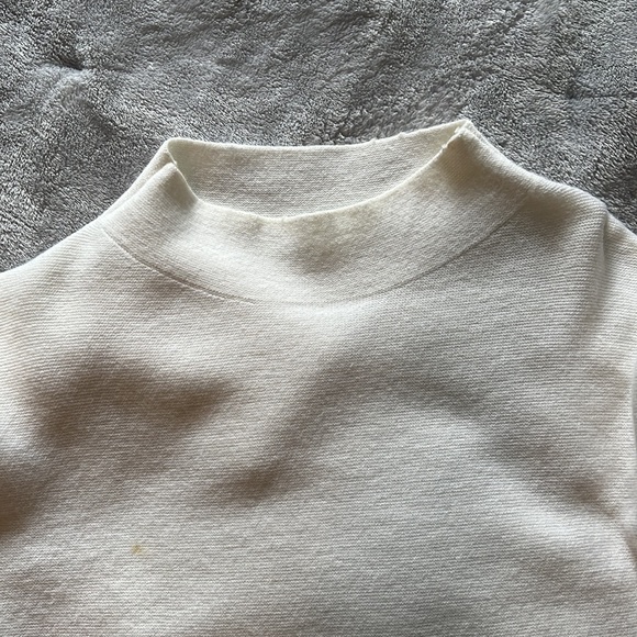 Oversized winter white sweater dress M - Picture 5 of 11